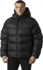 A man wearing a black puffer jacket. Voir les images du produit