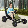 HOMCOM Go Kart - Voiture à pédales pour enfants avec frein Voir les images du produit 2