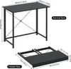 Schreibtisch Klappbar 80cm,Kleiner Computertisch Produktbild-Vorschau 5