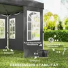 Pavillon 3x3m Wasserdicht Stabil Winterfest Pop-up Produktbild-Vorschau 6