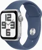 Apple Watch SE GPS 44mm Silver Aluminium Case with Denim Náhled obrázku produktu 6