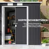Outsunny Metall Gerätehaus 2,42 m², Geräteschuppen mit Produktbild-Vorschau 5