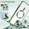 Luxury Crystal MagSafe Hülle für iPhone 15 - Grün KP38095 Produktbild-Vorschau 3