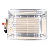A gas heater with a ceramic heating element and a protective metal grille. Náhľad obrázku produktu