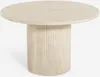 Tavolo da pranzo 120 cm moderno rotondo in legno effetto Anteprima dell’immagine prodotto 1