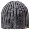Giesswein Unisex Strickmütze Giebel aus reiner Wolle in grau