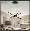 LED závěsné světlo 2130-3black 40*60*80cm 3 kruhy s Náhled obrázku produktu 2