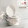 Kindertoilette Töpfchen Toilettentrainer mit Spülgeräusch Produktbild-Vorschau 2