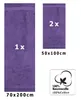 Betz 3-tlg. Saunatuch Set PREMIUM 1 Saunatuch 2 Handtücher Produktbild-Vorschau 2