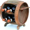 DanDiBo Weinregal Holz Weinfass Braun 33 cm 2110 Bar Produktbild-Vorschau 3