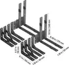 VEVOR Tor-Eckwinkelhalter, 2 Sets, Anti-Sag Produktbild-Vorschau 7