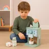 Dřevěná sada dětského kávovaru - 8dílná hrací barista Náhled obrázku produktu 3