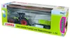 A toy tractor and trailer set in its retail packaging. Produktbild-Vorschau