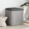 Panca con contenitore Grey Sonoma 42x42x45 cm Materiale a Anteprima dell’immagine prodotto 2