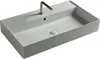 Jungborn Waschtisch QUATTRO 81 x 46 cm weiß glänzend Produktbild-Vorschau 7