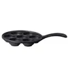 Krapfenpfanne Gußeisen 18cm, schwarz (1 Stück) Produktbild-Vorschau 1