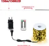 LZQ 150M LED Lichterkette Draht aus Kupferdraht 1500 LEDs Produktbild-Vorschau 2