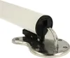 Abklappbares Tischbein 710mm Weiß d:50mm Möbelfuß Tischfuß Produktbild-Vorschau 2