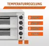 VEVOR Commerciële pizzoven, 2-laags, 356 mm, elektrische Productafbeelding-voorbeeld 4