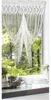 Fadenpanneau Schwalbenschwanz „Adela" 125x120cm - weiße Produktbild-Vorschau 3