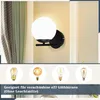 ZMH lampada da parete nera lampada da parete interna Anteprima dell’immagine prodotto 8