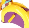 A close-up view of a yellow and purple toy. Podgląd zdjęcia produktu
