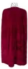 Königsmantel Bordeaux 140 cm – edler Umhang mit Fellkragen Produktbild-Vorschau 3