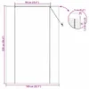vidaXL Store en bambou marron 140 x 220 cm Bambou Voir les images du produit 8
