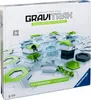 The image shows the packaging of a GraviTrax building extension set. Produktbild-Vorschau