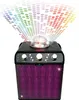 A party speaker with colorful lights and controls. Produktbild-Vorschau