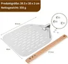 Pizzaschieber 40x30cm 12 Zoll Aluminium mit Abnehmbaren Produktbild-Vorschau 4