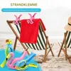 Wäscheklammern, 6 Stück Strandtuch-Clip, Bunt Produktbild-Vorschau 3