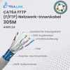 Extralink CAT6A F/FTP Netzwerkkabel 305m LAN Ethernet Produktbild-Vorschau 4