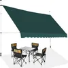 COSTWAY Marquise à pince 350cm de large, marquise de balcon Voir les images du produit 1