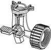 A technical drawing of a plumbing fitting. Anteprima dell’immagine prodotto