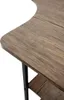 Set Schreibtisch Quest dunkle Eiche + Stuhl Argo grau Produktbild-Vorschau 15
