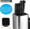 KÜCHOX Bloc à couteaux en acier inoxydable sans couteaux Voir les images du produit 4