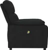 masážne kreslo vidaXL Black Fabric Náhľad obrázku produktu 3