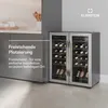Klarstein Vinamour Weinkühlschrank 2 Zonen - 36 Flaschen, Produktbild-Vorschau 3