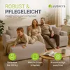Juskys Sofa Coredo - Taupe, moderne Couch aus Cord mit Produktbild-Vorschau 6