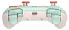 The back view of a mint green and white game controller. Náhľad obrázku produktu