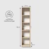 Bücherregal Kleiderschrank Regal 40 cm breit Schrank Produktbild-Vorschau 6