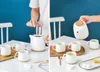 Bílá porcelánová konvice, čínská keramická čajová souprava Náhled obrázku produktu 6