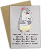 Mr. & Mrs. Panda valentinstagskarte Hebamme Lächeln - Grau Produktbild-Vorschau 1