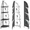 RealG RC-K-2487 Kovový rohový regál se 4 policemi, 113 x 40 Náhled obrázku produktu 3