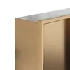 vidaXL Brodzik prysznicowy złoty szczotkowany 32x62x9 cm Podgląd zdjęcia produktu 7