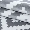Tappeto a pelo corto, colore grigio, per soggiorno, forma Anteprima dell’immagine prodotto 6
