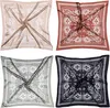 4-teiliges Kopftuch für Damen, 89 cm, seidenartige Produktbild-Vorschau 2