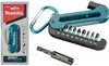 A product shot of a Makita screwdriver bit set and its packaging. Anteprima dell’immagine prodotto