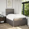Boxspringbett mit Matratze Taupe 120x200 cm Stoff Produktbild-Vorschau 3